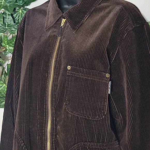 KAREN KANE Corduroy Zippered Jacket L - Picture 3 of 11